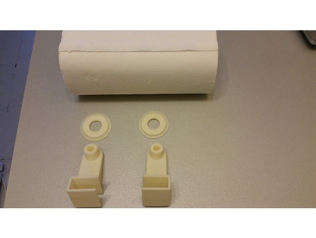 Papier-Handtuch-Halter Küche und Esszimmer 3D print model - Mito3D