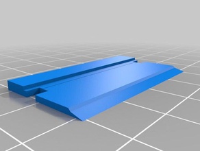 Kunststoff Rasiermesser-Schaber hand-Werkzeuge razor blade Schaber 3d print model - Mito3D