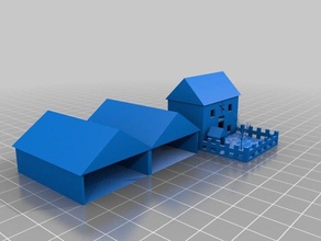 crianças de casa A impressão 3d bonecas a modelo playhouse 3d print model - Mito3D