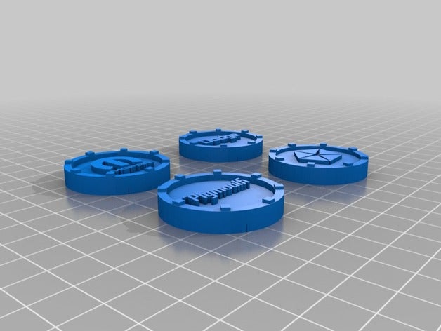 mopar logotipo damas A impressão 3d jogo de 3D print model - Mito3D