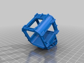 talon svx yüksek runcam mount sabit r c araçlar 3d print model - Mito3D