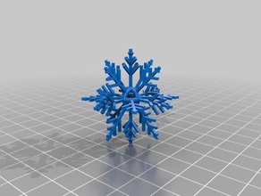 bhs snowflake sculptures 3d print model - Mito3D