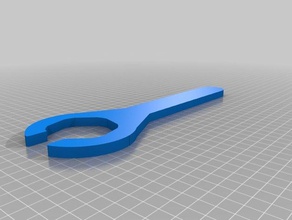 water pump spanner 2in 51mm hand tools 3d print model - Mito3D