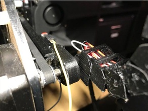 Kabel-Kette moint tronxy x1 3d Drucker Zubehör montieren x-Achse 3d print model - Mito3D
