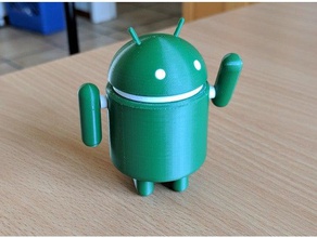 android colecionáveis robô bugdroid esculturas cr10 3d print model - Mito3D