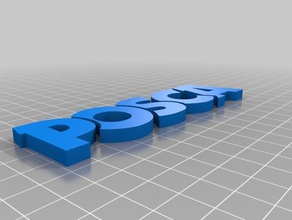 posca logo signs & logos 3d print model - Mito3D