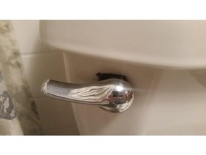 toilet handle holder spacer printsomethingunique bathroom plumbing problems 3d print model - Mito3D