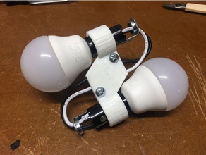 e12 dual bulb adapter decor 3d print model - Mito3D
