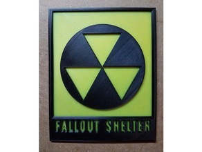 fallout shelter le rayonnement 3d print model - Mito3D
