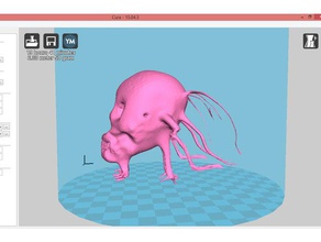 creapy cráneo La impresión en 3d de las pruebas el 3d print model - Mito3D