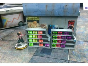 soda cooler games 28mm 32mm infinity game scatter terrain vending machine wargaming 3d print model - Mito3D