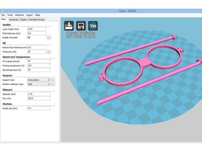 gafas de protección la moda diy 3d print model - Mito3D