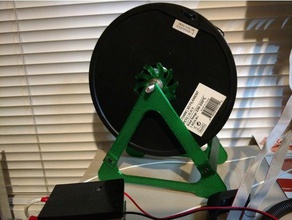 simple spool holder similar anet a8 3d printer parts filament adapter hub 3d print model - Mito3D