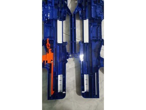 longshot total de shell admite juguetes mecánicos nerf blaster pistola es compatible apoyo los apoyos 3d print model - Mito3D