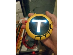 teen titans comunicador luz remix accesorios cosplay dc comics robin go 3d print model - Mito3D