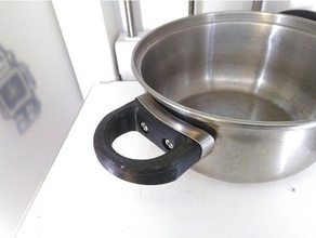 manico di tegame cucina & sala da pranzo colorfabb ht la maniglia ad alta temperatura pan 3d print model - Mito3D