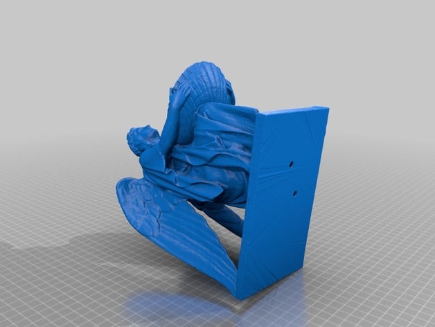 baptesimal angel art statue 3D print model - Mito3D
