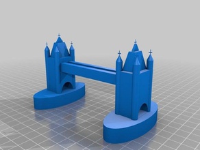 londra e il tower bridge sculture 3d print model - Mito3D