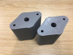 2x e46 Halterung fertig gebogen automotive 3d-slash bmw Auto - Auto-Teile 3d print model - Mito3D