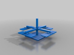 picnic table household 3d print model - Mito3D