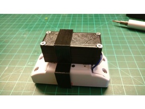 sonoff koppelrelais case clamp electronics basic box geh use halterung relais 3d print model - Mito3D