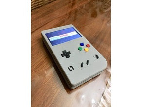 snes portable - raspberry pi zero video games 3d print model - Mito3D