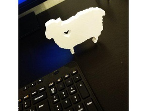 lovely curly sheep decor decoration interior 3d print model - Mito3D