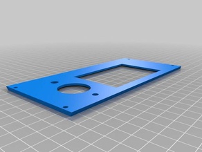 displayrahmen f r tevo de la tarántula caja control La impresión en 3d 3d print model - Mito3D