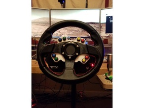 thrustmaster tmx t150 roda de placa jogos vídeo a corrida simulação 3d print model - Mito3D