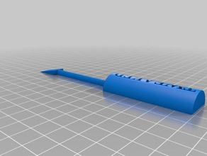 tweaked chave de fenda ferramenta peito sinal A impressão 3d 3d print model - Mito3D