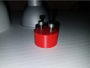 gu10 socket adapter extension household 3d print model - Mito3D