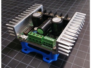 sabertooth dual 32a motor controller mounting bracket robotics 3d print model - Mito3D