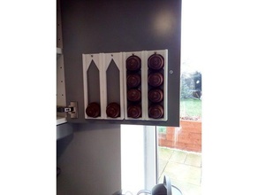 nouveau nespresso dosettes de stockage cuisine et salle à manger 3d print model - Mito3D