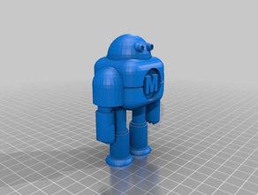 robot rojo modelo de robots 3d print model - Mito3D