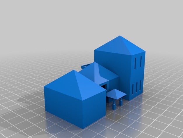 skyler house2 L'impression 3d 3D print model - Mito3D