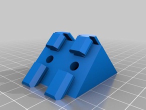 double v-slot corner bracket remixed bdwalker1 3d printer parts 3d print model - Mito3D