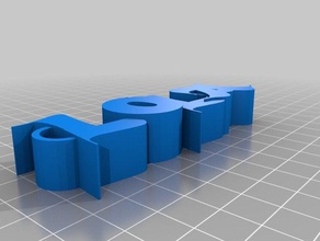 lola Kette Schlüssel 3d Drucker Zubehör 3d print model - Mito3D