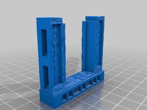 openlock tudor paredes brinquedo & acessórios para jogos 3d print model - Mito3D