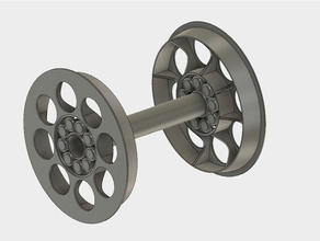 filament spool hub print place bearings 3d printer accessories 3d print model - Mito3D