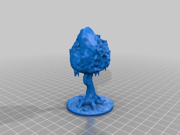 2 diş ağaç mizahı vücut korku bitki perisi kurt adam werewolf forsaken 3D print model - Mito3D