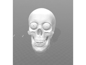hollow human skull accessories - high res people fantasy head mortal kombat mask vampire 3d print model - Mito3D