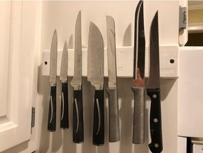 magnetic knife holder kitchen & dining 3d print model - Mito3D