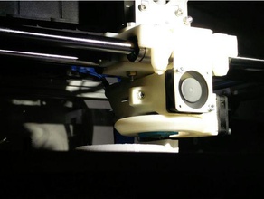 sparkcube xl e3d v6 cooling-assembly + mount part cooler 3d printer accessories hotend 3d print model - Mito3D