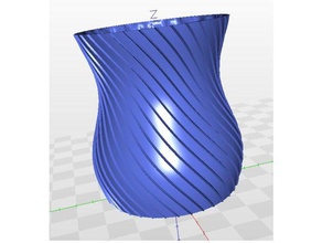 spritzig-line vase Haushalt Licht 3d print model - Mito3D