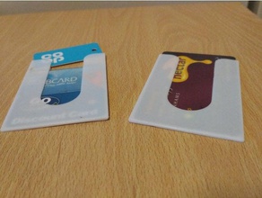 credit card loyalty holder wallet organization 3d print model - Mito3D