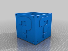 mario - blocco di domande video giochi instructables super 3d print model - Mito3D