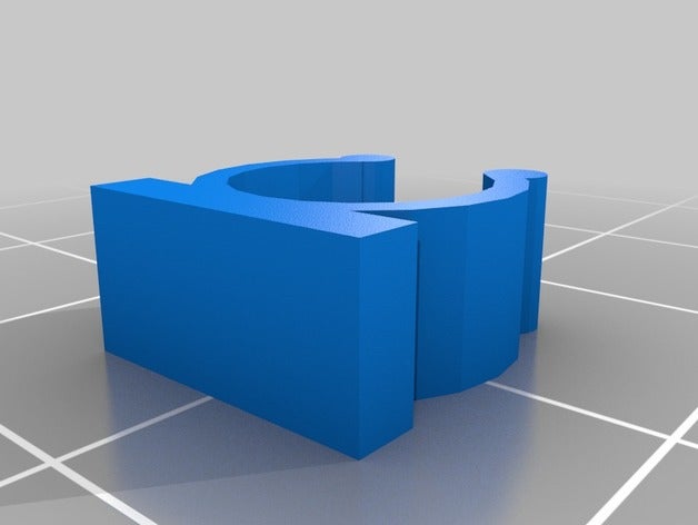 clip pour profil 3d-drucken 3D print model - Mito3D