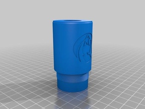 ares honey badger silencer short 3d print model - Mito3D