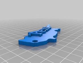 chipre anel de chave A impressão 3d 3d print model - Mito3D