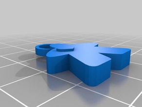 Figur Schlüsselanhänger Dekoration Brettspiel keyring seine 3d print model - Mito3D